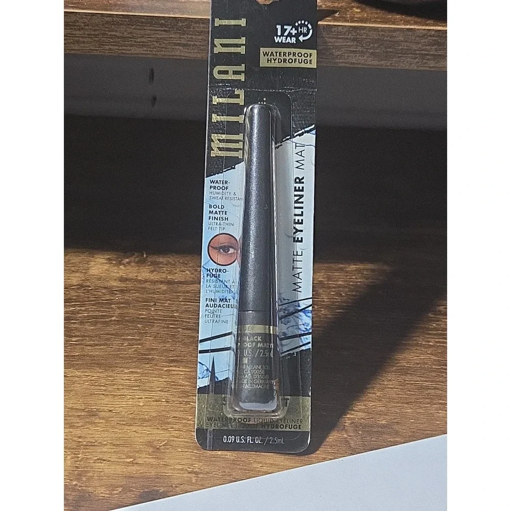 Milani Waterproof Matte Eyeliner 150 Black Waterproof New In Box .5 Fl Oz